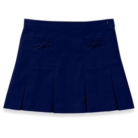 Classroom School Uniforms Little Kid Stretch Bow Pocket Scooter 55981AZ, 5, Dark Navy