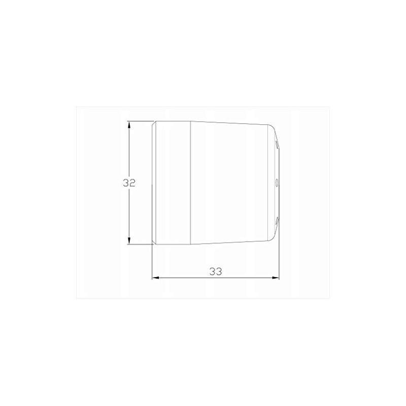 SSK Aluminum Bar End Type B Black
