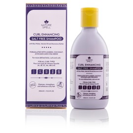 Nature Spell Nature Spell Curl Enhancing Shampoo for Curly Hair, 10.14 Fl Oz, Curl Shampoo Infused with Rice Water and Linseed