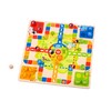Tooky Toy 921 TY848 EA Wooden 2 in 1 Ludo/Snakes