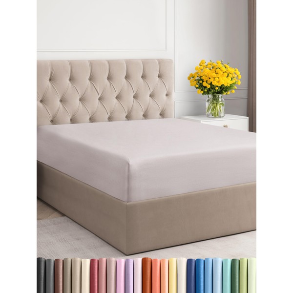 Twin XL Size Fitted Bed Sheet - Hotel Luxury Single