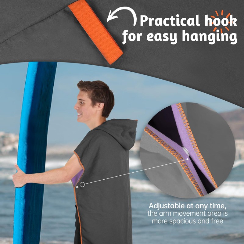 Swimming poncho for women and men