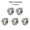 M20 (20mm) Steel Hex Nuts - Standard Thread - Pack