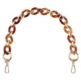 Beaulegan Correa de repuesto para bolso de mano o bolso de hombro, 15.8 pulgadas de largo, cera de abeja, café/dorado)