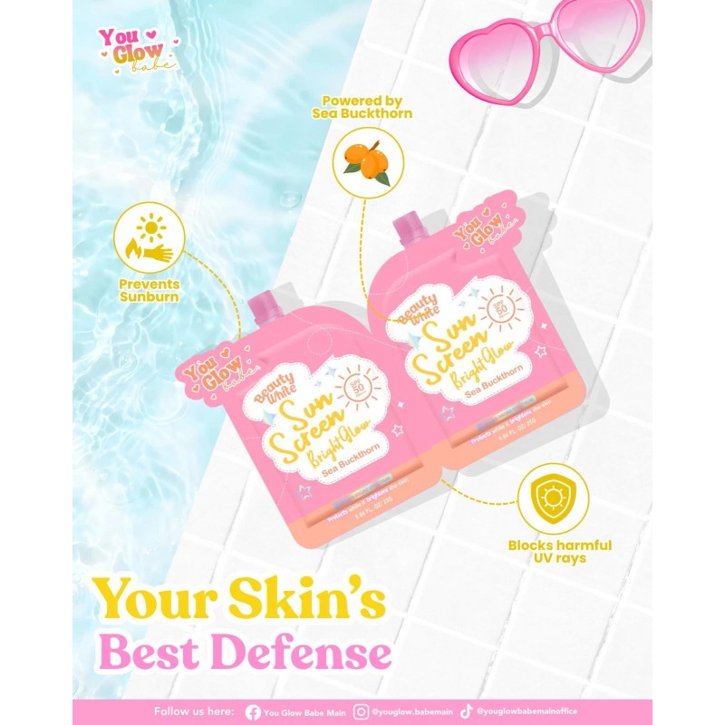 You Glow Babe Bright Glow Sunscreen SPF 50 PA+++ -