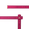 TE-Trend Folding Ruler, Pink, 2 Metres, Folding Ruler, Laser Engraving,