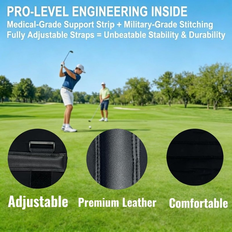 Golf Wrist Brace,Adjustable Golf Wrist Training Aid Professional Swing Trainer
