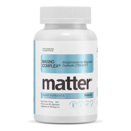 Matter Smart Magno Complex Bisglicinato Magnesio Quelado 100 Cápsulas