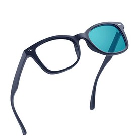 Blue Light Blocking Glasses, Photochromic Blue Sunglasses, Anti Eyestrain, Computer Reading Glasses, TV Glasses for Women/Men