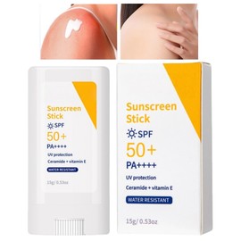 Sunscreen Stick SPF 50,Invisible Sun Stick SPF 50 for Face & Body,Lightweight Water-Resistant Sunscreen,Broad Spectrum Sun Protection,Daily Use Waterproof Sun Block,Moisturizing Sun Cream,Zero Residue
