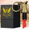 DRMFLE Bronze Antelope Head 2-in-1 Zinc Alloy Wine Pourer &