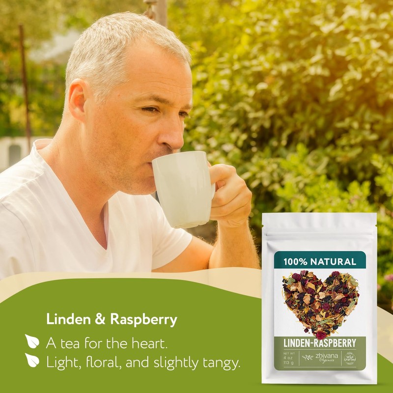 Linden & Raspberry Herbal Tea Loose Leaf – Fruity Tea