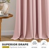 MIULEE Short Fall Curtains for Windows - Burnt Orange Blackout