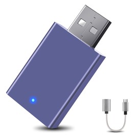 deerdance Wireless CarPlay Adapter, Car Display Screen Mirroring Device (DDCP1-purple)