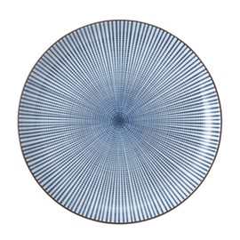 Showa Ceramics Sentan Tokusa 8.0 Plates, Diameter 10.9 x 1.2 inches (25.2 x 3 cm), Mino Ware, Made in Japan, Dishwasher Safe