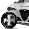 SkinoEu Compatible with Alfa Romeo Front Bonnet Badge Rear Boot