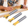 3Pcs Keyhole Router Bits Set 1/4in Shank T Slot Routers