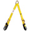 OXXTRIC V-Bridle Strap,2" x 4' Heavy Duty Tow Strap,D Ring