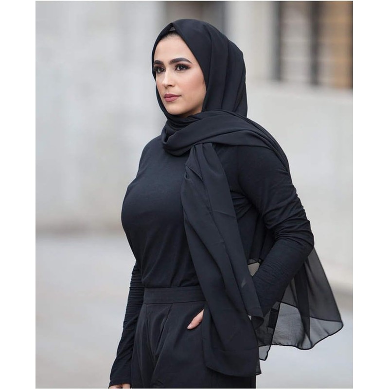 XuoAz Women Lightweight-Chiffon-Scarf Spring-Summer-Scarves-Shawl-Wraps Long Neck Scarf for Evening Party