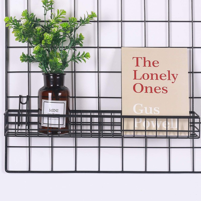 Kaforise Wire Wall Grid Panel, Multifunction Painted Photo Hanging Display