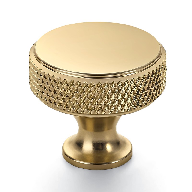 Coinkoly 10 Pack Champagne Bronze Cabinet Pulls Knurled Cabinet Knobs