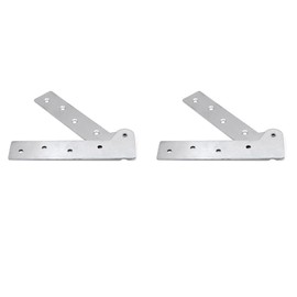 Leliafleury 2Pcs 360 Degree Rotatable Pivot Hinge 150 x 50mm Stainless Steel Hinge Door Pivot Hinge Concealed Rotating Door Hinge for Door Window Cabinet