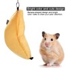 Socialme Hamster Cama Banana Hamaca Colgante Litera Cama Casa Animal