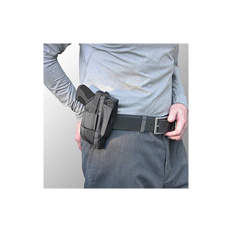 Belt Side Holster fits Glock 23 with Streamlight TLR-6