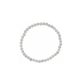 LTC Designs 4 mm Round Jade Stretch Bracelet, 6.5"