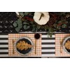 Black and White Striped Paper Table Runner - 25' Long