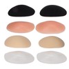 4Pairs Silicone Shoulder Pads Soft Breathable Invisible Removable Prevent Slip