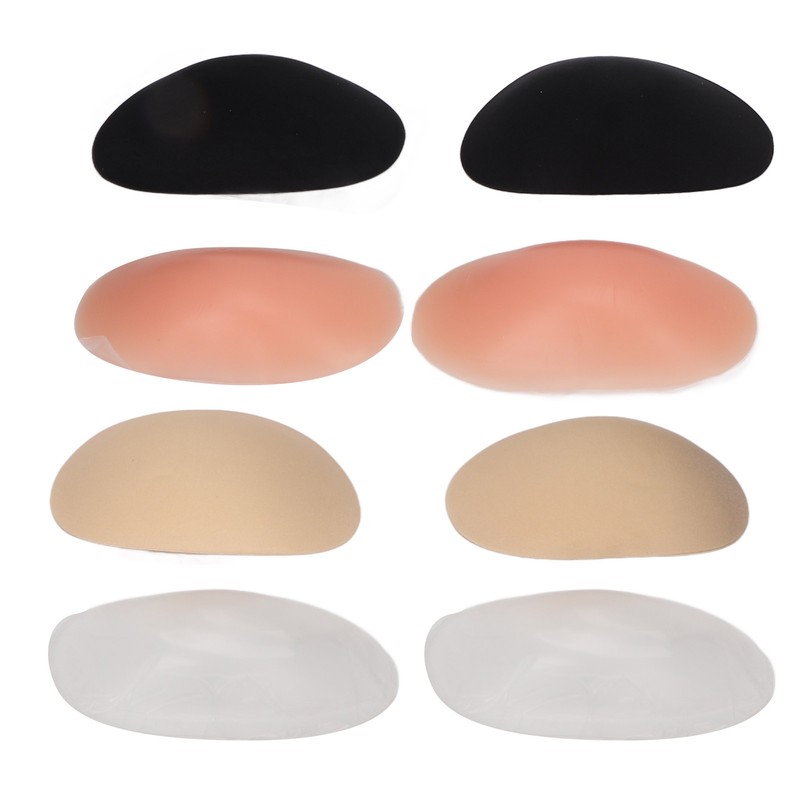 4Pairs Silicone Shoulder Pads Soft Breathable Invisible Removable Prevent Slip