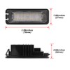 Mingrui test 2pcs LED License Plate Lights Number Lamp for