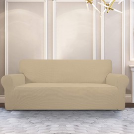 PureFit Stretch Sofa Slipcover – Spandex Jacquard Non Slip Soft Couch Sofa Co...