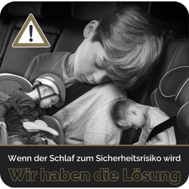 SANDINI SleepFix® Kids Outlast® - Kids Sleep Pillow / Neck Pillow with Support and Temperature Balancing - Child Seat Accessories for Car/Bike/Travel - Prevents Head from Tilting