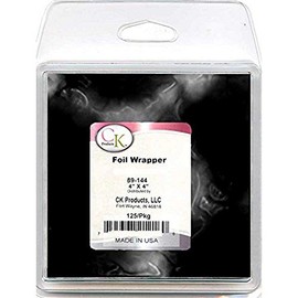 Foil Wrapper Black- 10.2cm x 10.2cm