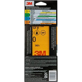3M Wetordry™ - Papel de Lija 5 Hojas, 3-2/3 x 9 Pulgadas, Grano Surtido (1000/1500 / 2000/2500), Uso para lijar húmedo y seco, Papel de Lija de Mayor duración, Ideal para reparación de