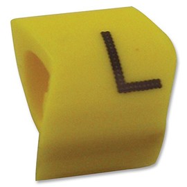 Cable Marker G6/20 BX YW, L 250/PACK | Cable Management Wire Markers Clip Style Accessories, 250 X Qty - 7231421