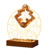 CoolGift Mart Light Up Circle of Fifths Wheel, Acrylic Wooden