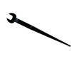 Zeluga 25-511 Construction Spud Wrench, 3/4-Inch Bolt, 1-1/8-Inch Nominal Opening,