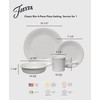 Fiesta® 4-Piece Classic Rim Place Setting – Durable Ceramic, Lead-Free,