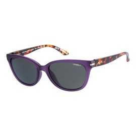 O'Neill Women's Polarized Sunglasses - Matte purple/Solid smoke Lens - ONKEALIA2.0-161P size 55-18-140 mm