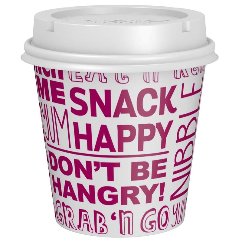 Dixie To Go Snack Cups with Lids, 10 Ounce Travel