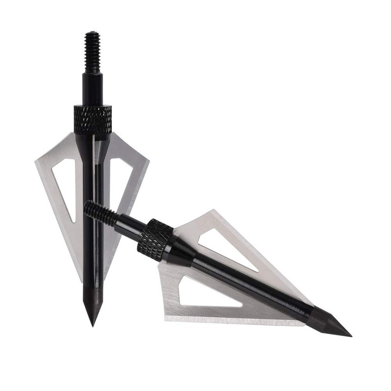 NIKA ARCHERY Broadheads 100 Grains 3 Blades Steel Arrows Heads