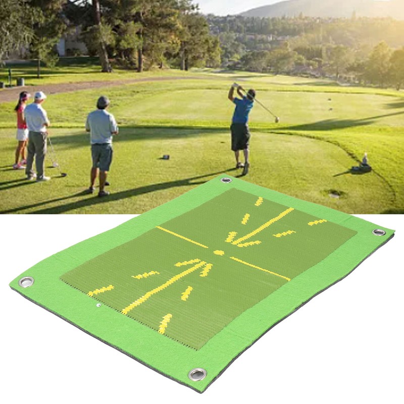 Hitting Practice Mat for Swing Detection Batting Path Visual Feedback