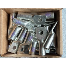 NSI NEW Box of 25 NSI L4038 3/8" 1-HOLE TIN-PLATED COPPER COMPRESSION LUGS Lot of 25
