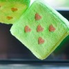 Pair 3” Fuzzy Plush Dice Heart Shape Decor for Car