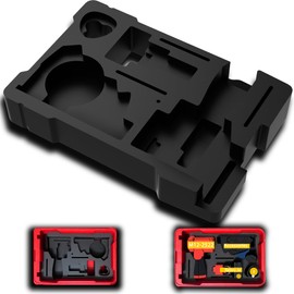EVA Liner for 48-22-8435 Packout Tool Box | Compatible with M18 FUEL Compact Router Models 2522 | EVA Foam Liner for Router Tool and Accessories (Tool and Tool Box NOT Included)