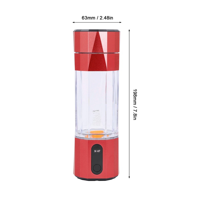 Hydrogen Water Bottle 6000 to 8000 PPB Portable Rechargeable Quick