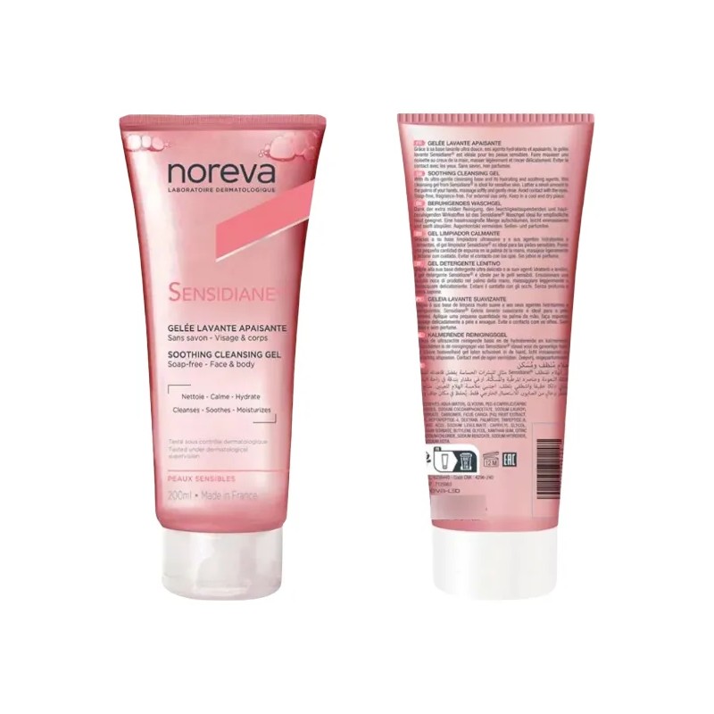 Gel Limpiador Noreva Sensidiane Piel Sensible Rosácea 200ml Momento De
